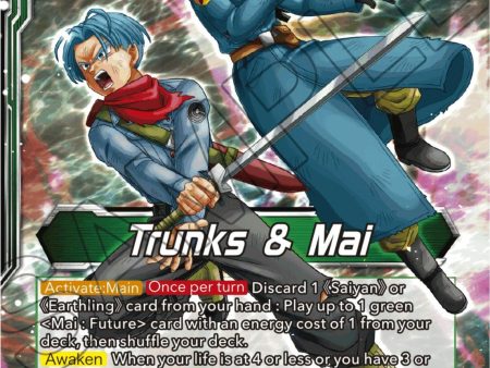 Trunks & Mai    SS Trunks & Mai, Saviors of Hope (BT23-071) [Perfect Combination] Sale