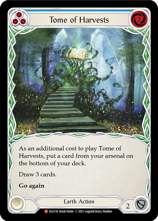 Tome of Harvests [ELE118] (Tales of Aria)  1st Edition Rainbow Foil For Cheap